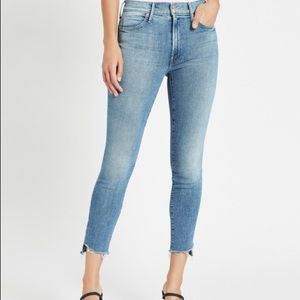 MOTHER Stunner Zip Ankle Step Fray - Like New